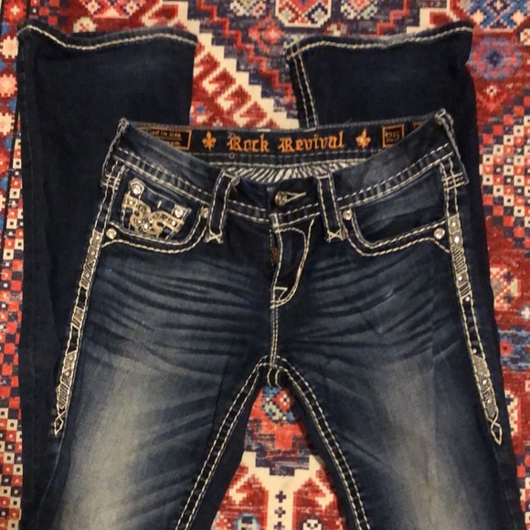 Rock Revival Boot Cut Jeans Sz25 SOLD - Picture 2 of 2